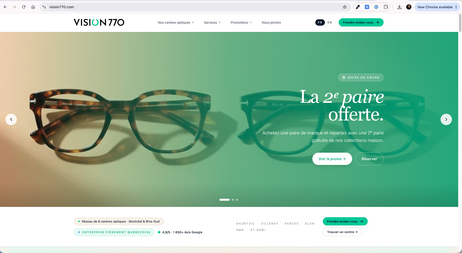Vision 770 — aperçu